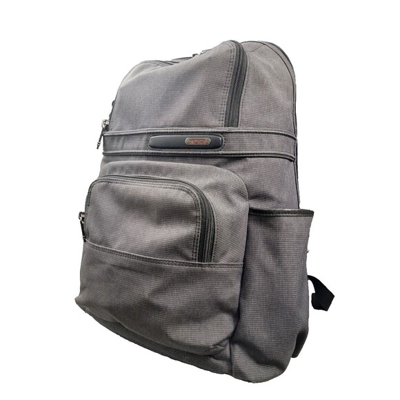 TUMI Alpha 17' Backpack - 263162hgy4 - Gray Nylon Leather Trim Laptop Travel Lux - Picture 4 of 14
